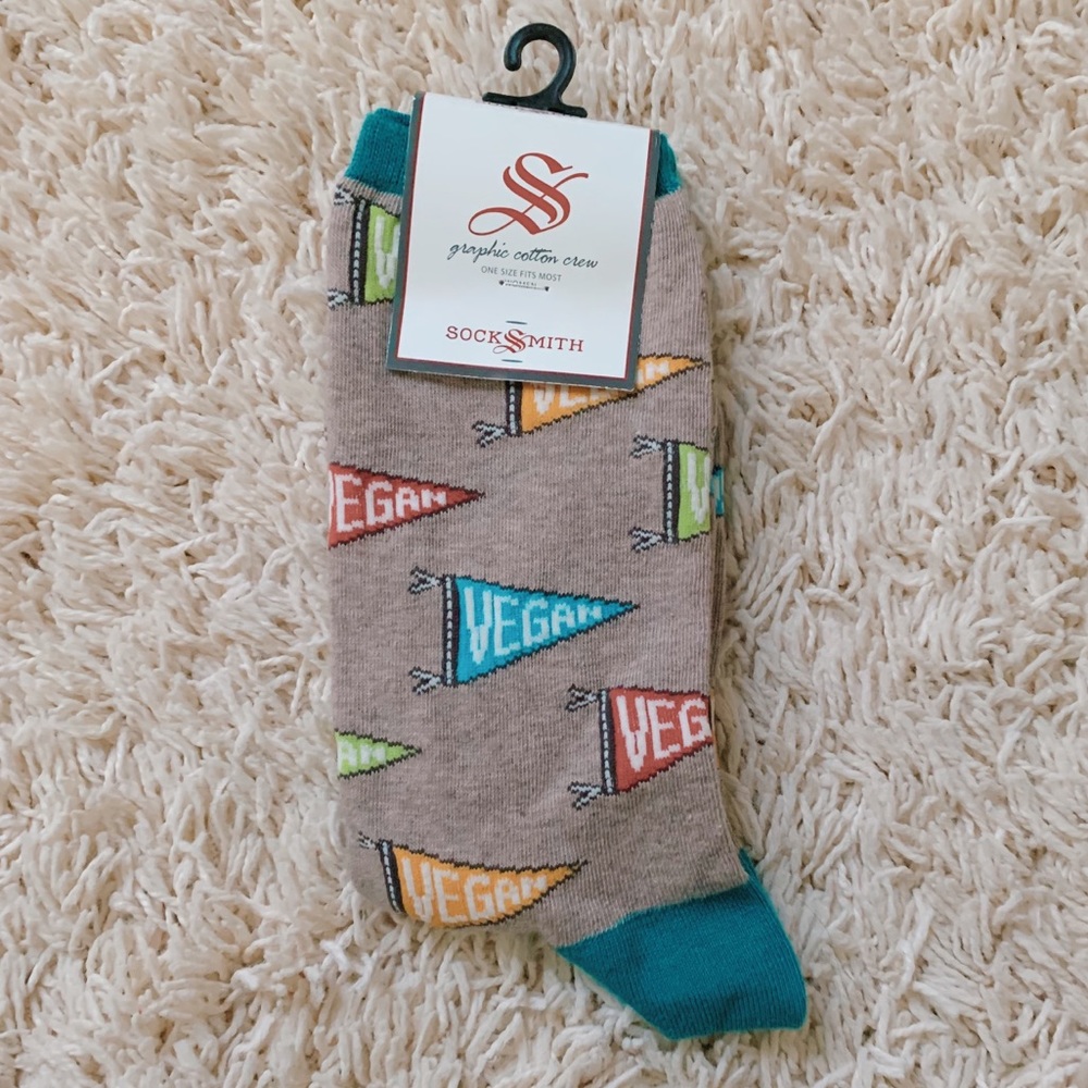 Socksmith funny vegan socks